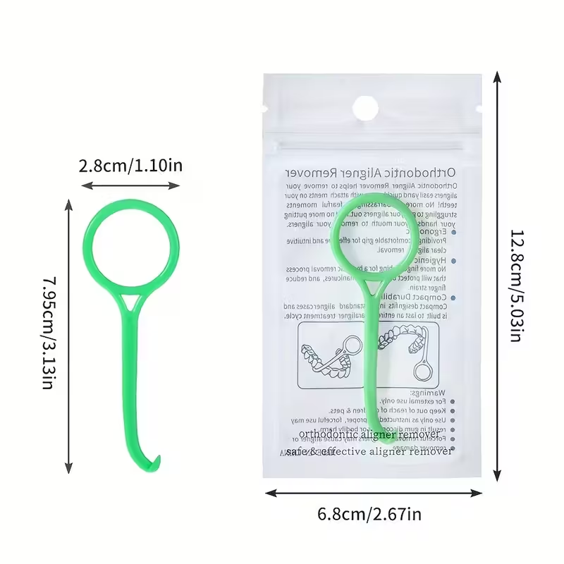 10 pcs Aligner Remover – Mixed Colors, Safe & Hygienic Tool for Clear Aligners & Retainers