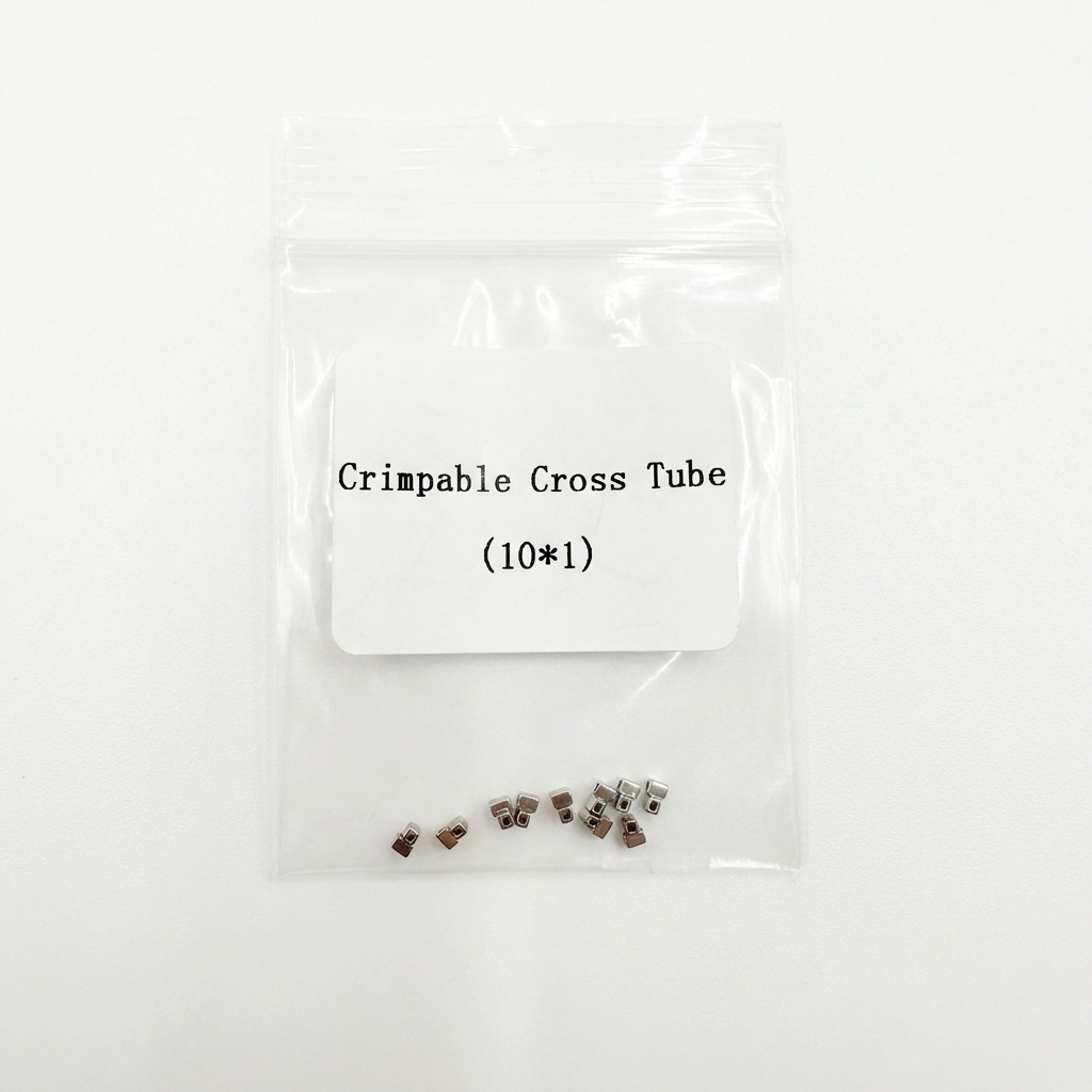 Crimpable cross tube 10 pcs