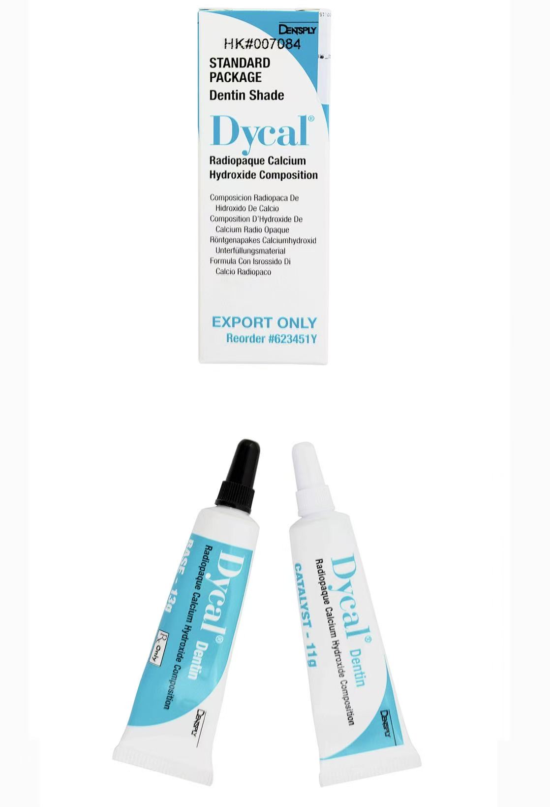 Dentsply Dycal Radiopaque Calcium Hydroxide Composition Dentin Shade