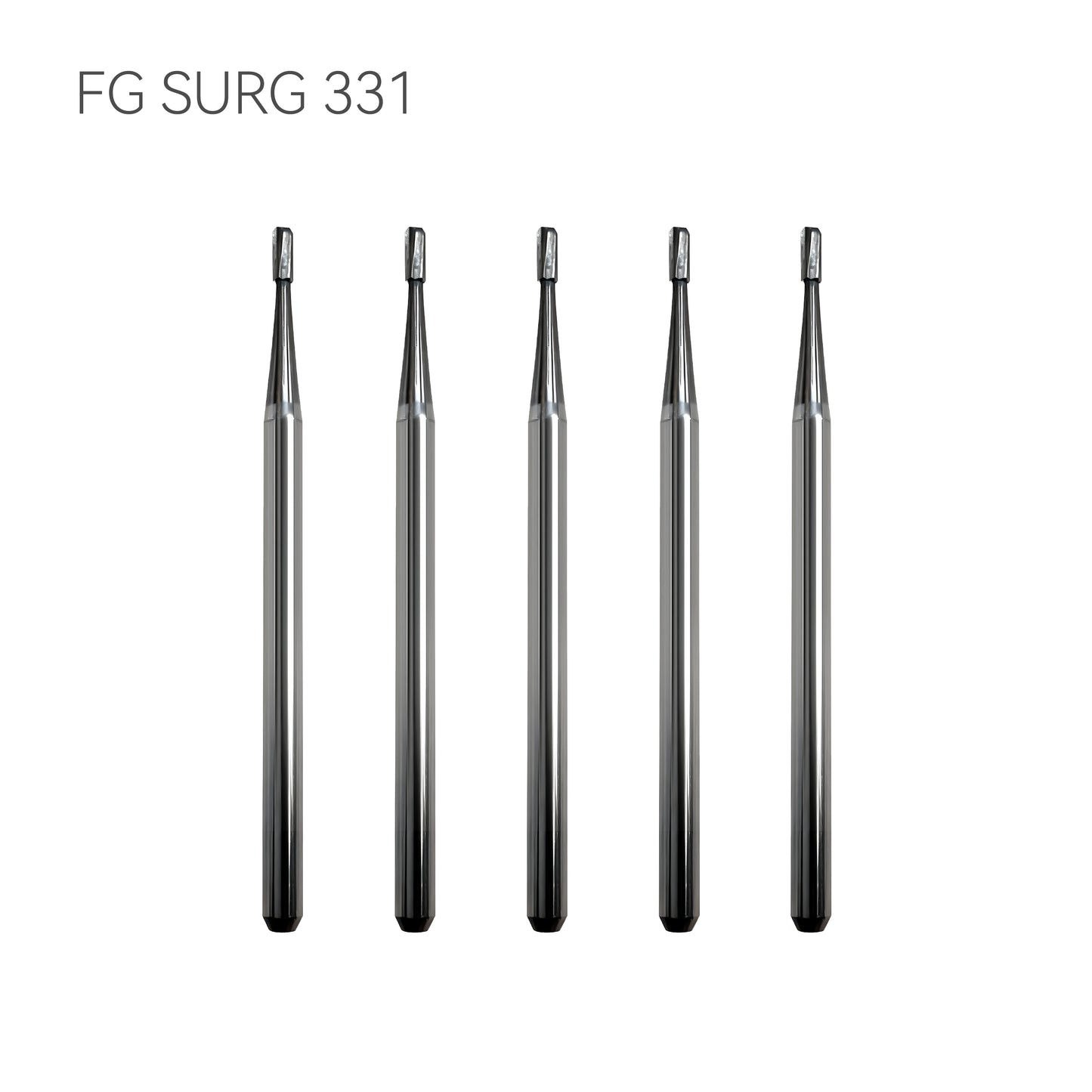 Dental Carbide Burs FG Pear Head for High Speed Handpiece 5 pcs/pack