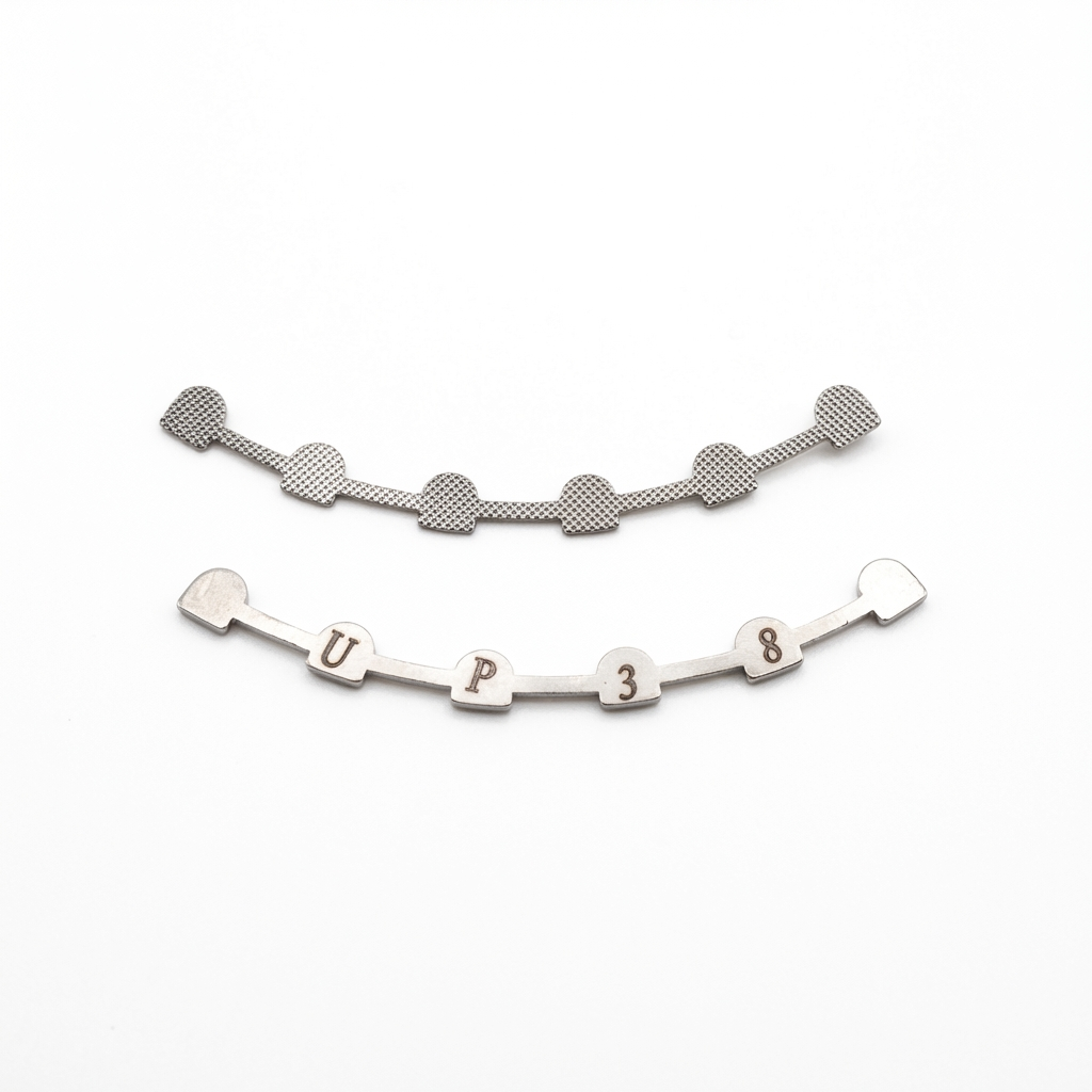Dental Orthodontic Lingual Retainer Bonding Splints Universal/ with Mark 2 pcs