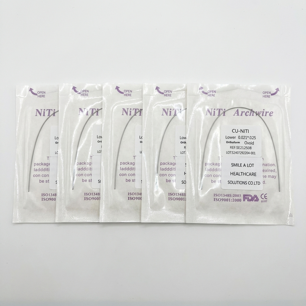 Dental Orthodontic CU-NITI Archwire Round/Rectangular 1 pc/pack