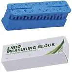 Endo Measuring Block for Dental Use – Autoclavable Plastic, 10–30 mm Scale, Precise Root Canal Instrument Measurement