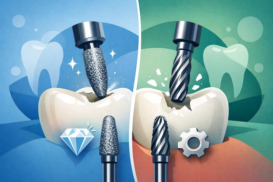 Diamond Burs vs Carbide for Dental Prep
