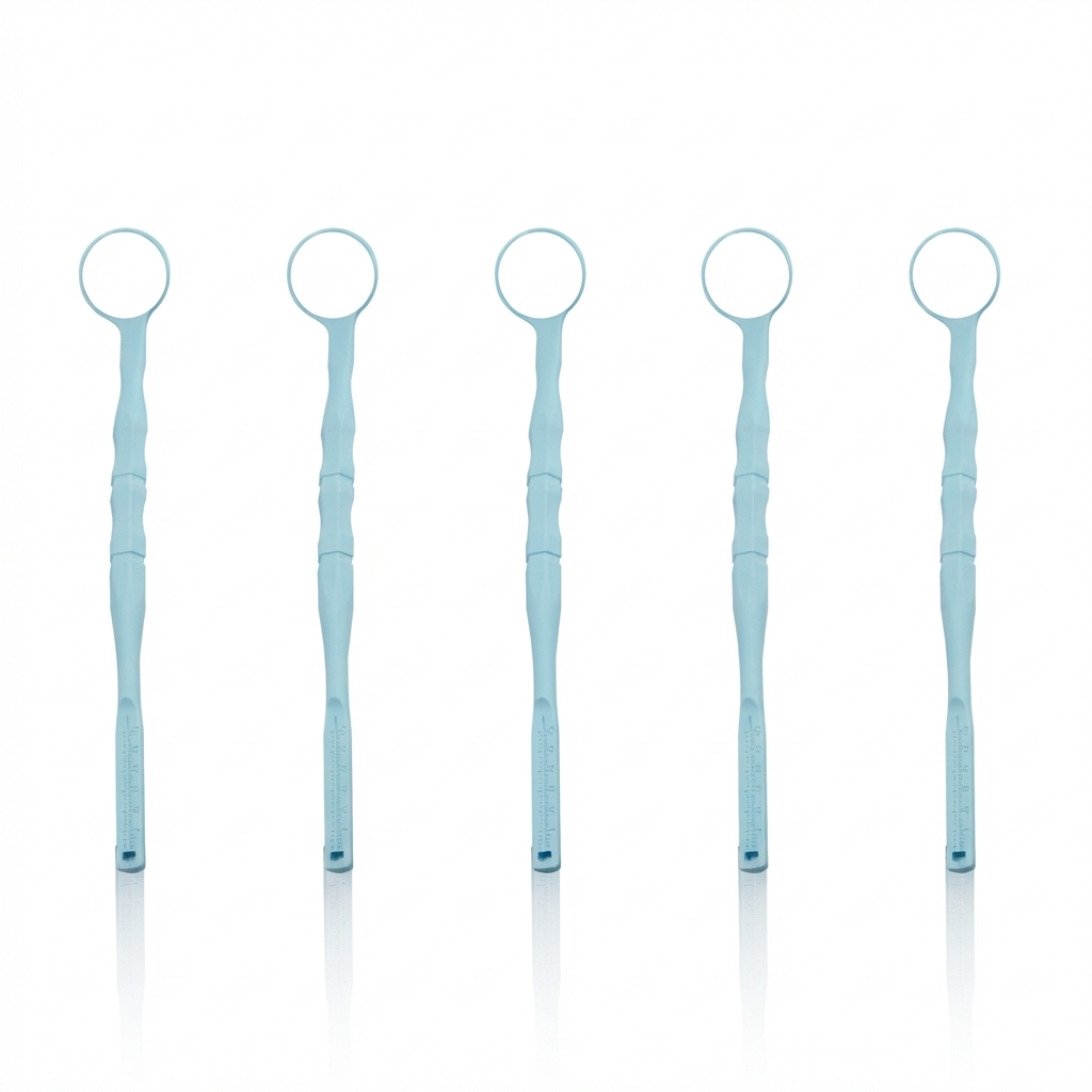 Dental Mouth Mirror High Definition with Endo Measuring 5 pcs/pack