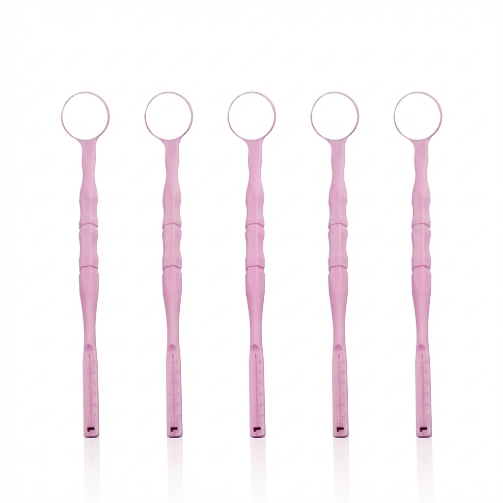 Dental Mouth Mirror High Definition with Endo Measuring 5 pcs/pack