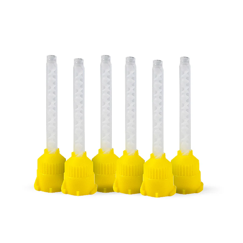 50 pcs/pack Yellow Plastic Impression Mixing Tip0