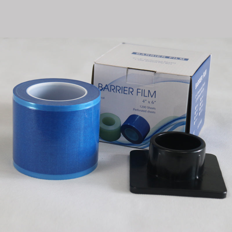 Blue barrier film dental 