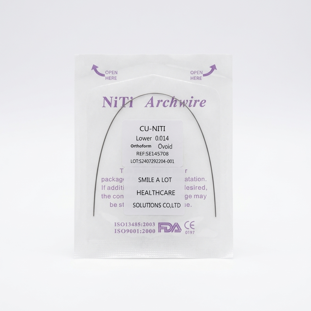 Dental Orthodontic CU-NITI Archwire Round/Rectangular 1 pc/pack