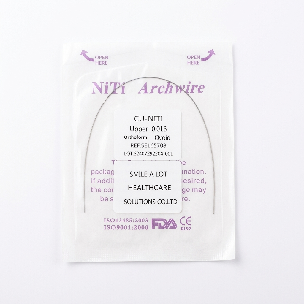 Dental Orthodontic CU-NITI Archwire Round/Rectangular 1 pc/pack