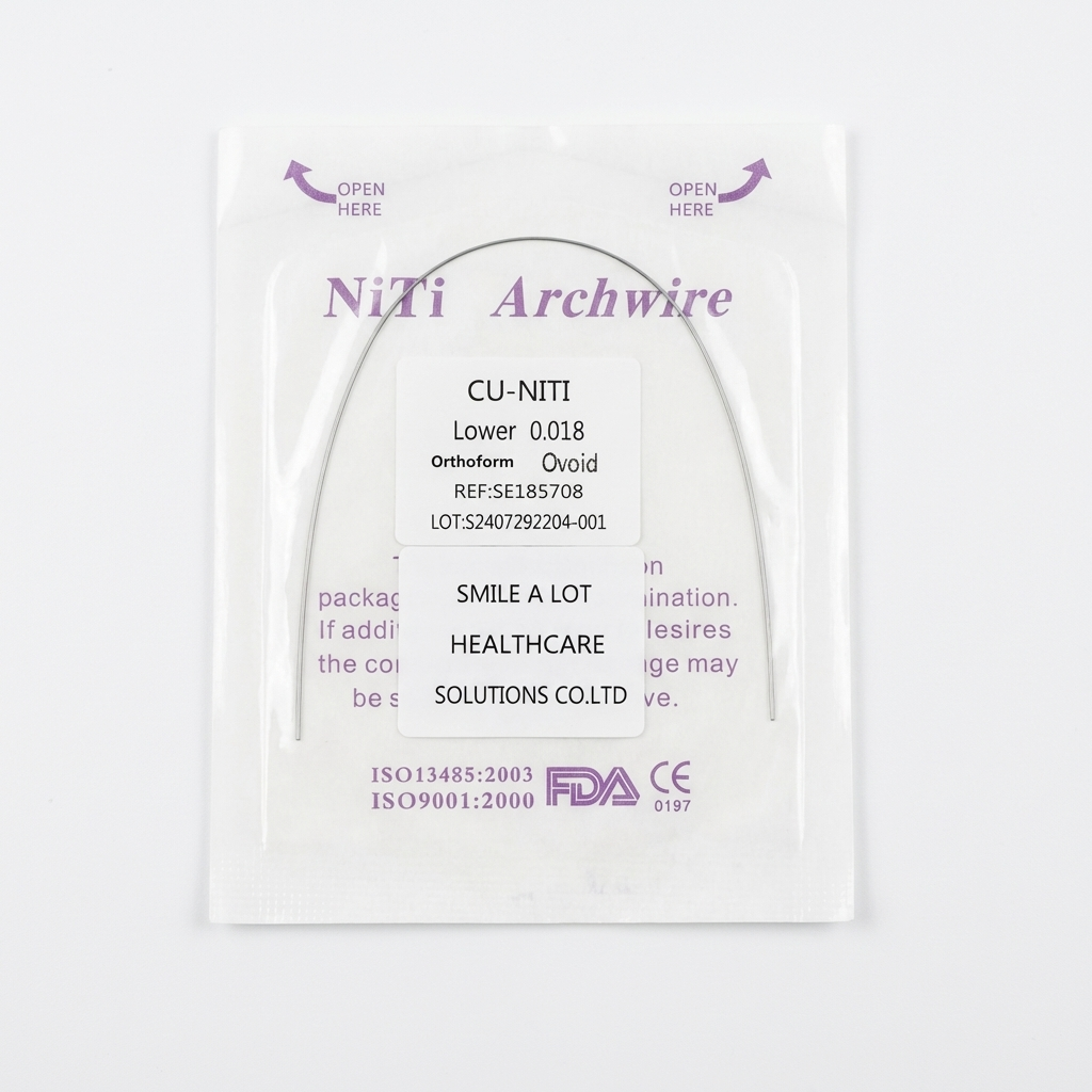 Dental Orthodontic CU-NITI Archwire Round/Rectangular 1 pc/pack