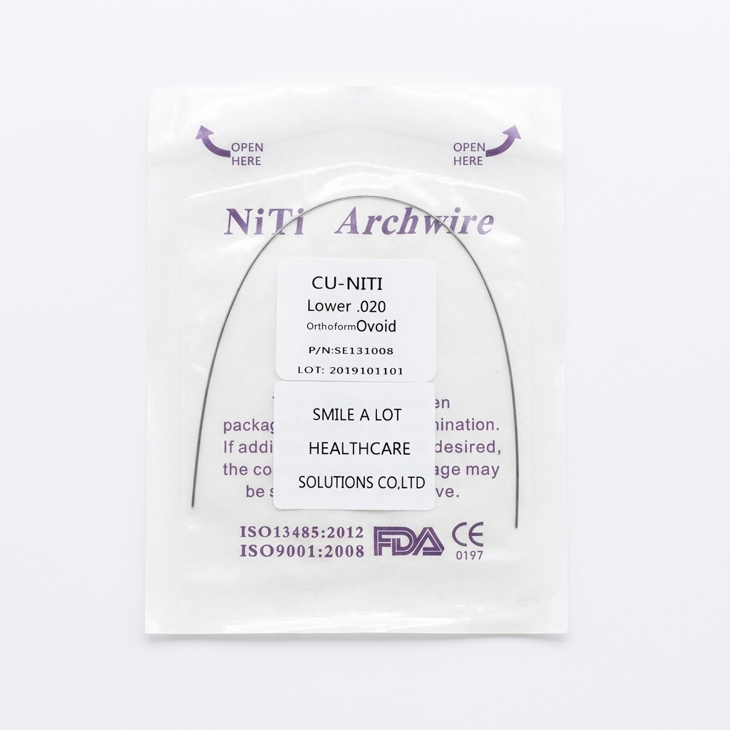 Dental Orthodontic CU-NITI Archwire Round/Rectangular 1 pc/pack