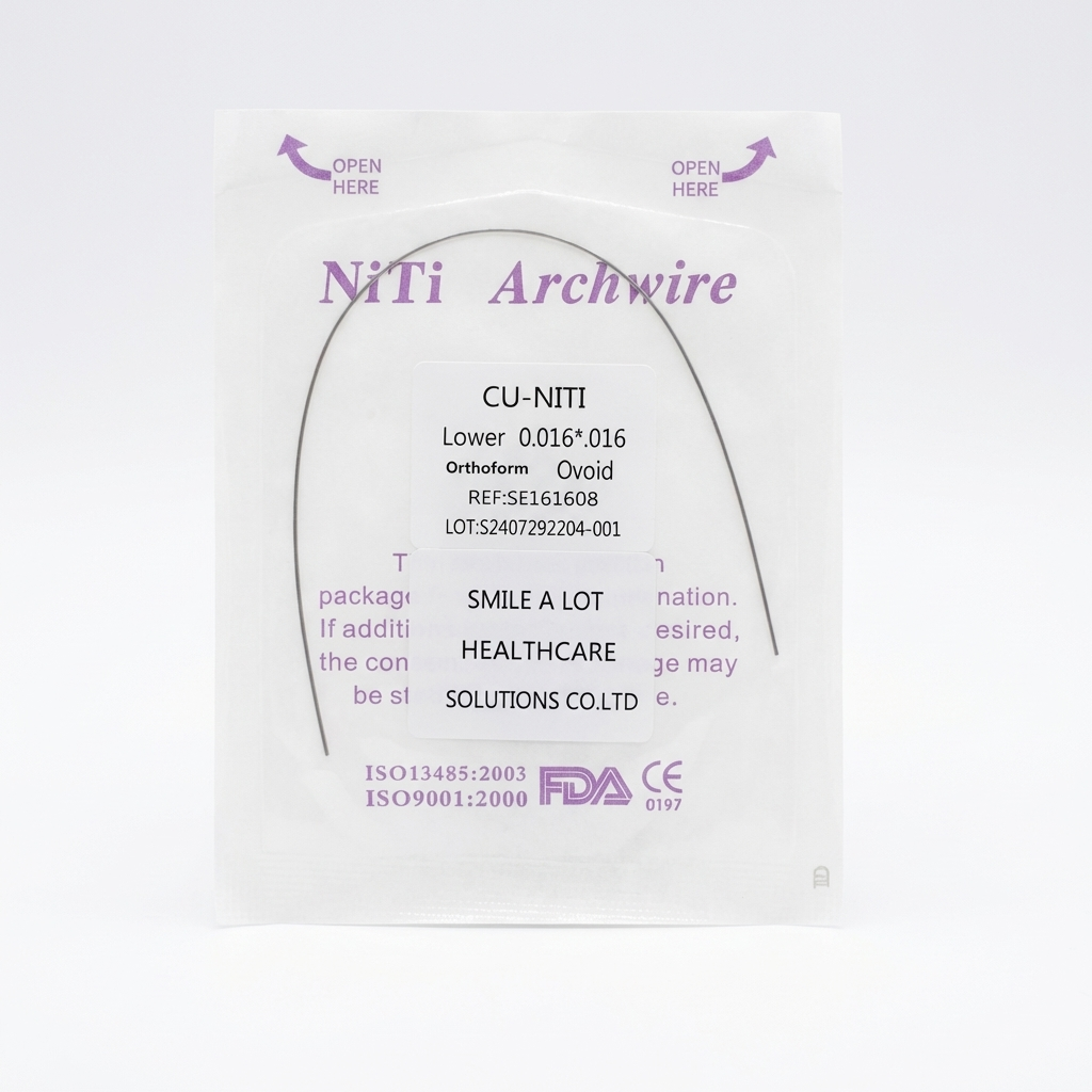 Dental Orthodontic CU-NITI Archwire Round/Rectangular 1 pc/pack