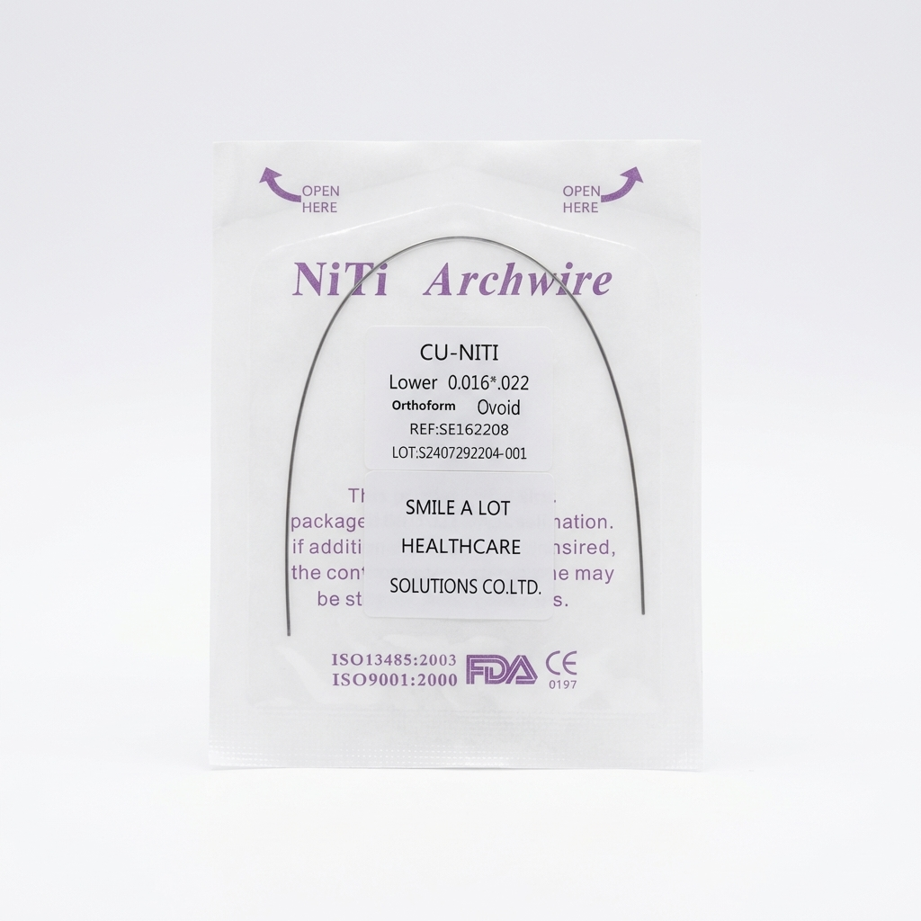 Dental Orthodontic CU-NITI Archwire Round/Rectangular 1 pc/pack