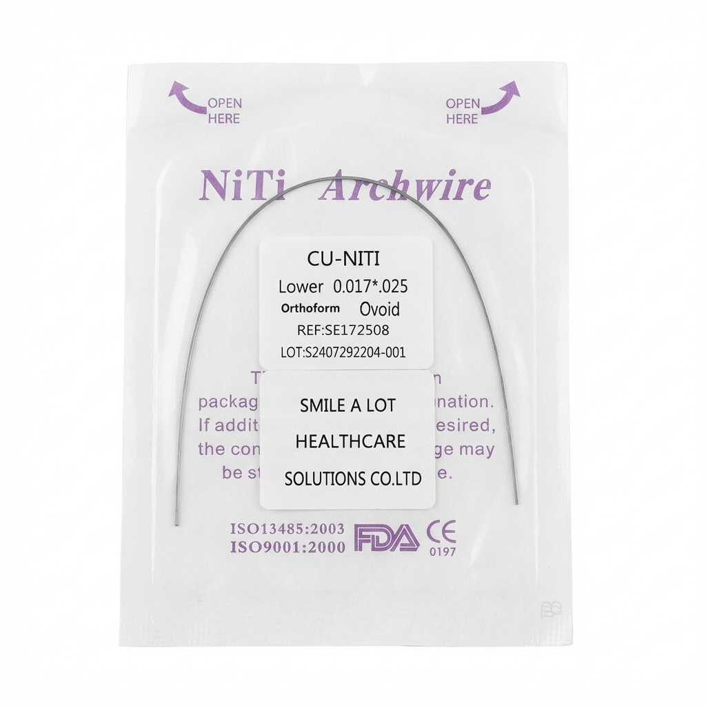 Dental Orthodontic CU-NITI Archwire Round/Rectangular 1 pc/pack