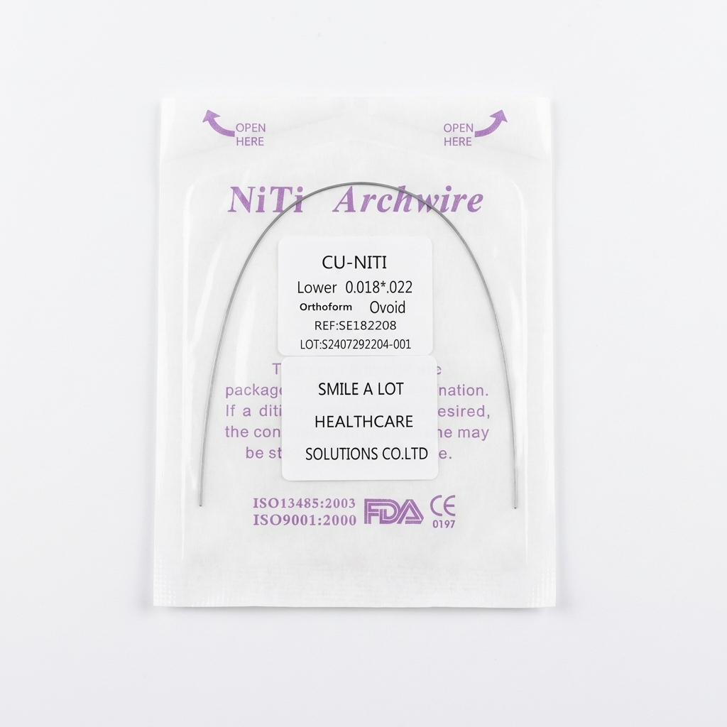 Dental Orthodontic CU-NITI Archwire Round/Rectangular 1 pc/pack