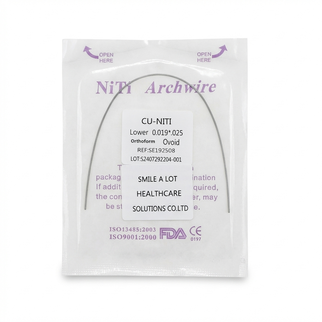 Dental Orthodontic CU-NITI Archwire Round/Rectangular 1 pc/pack