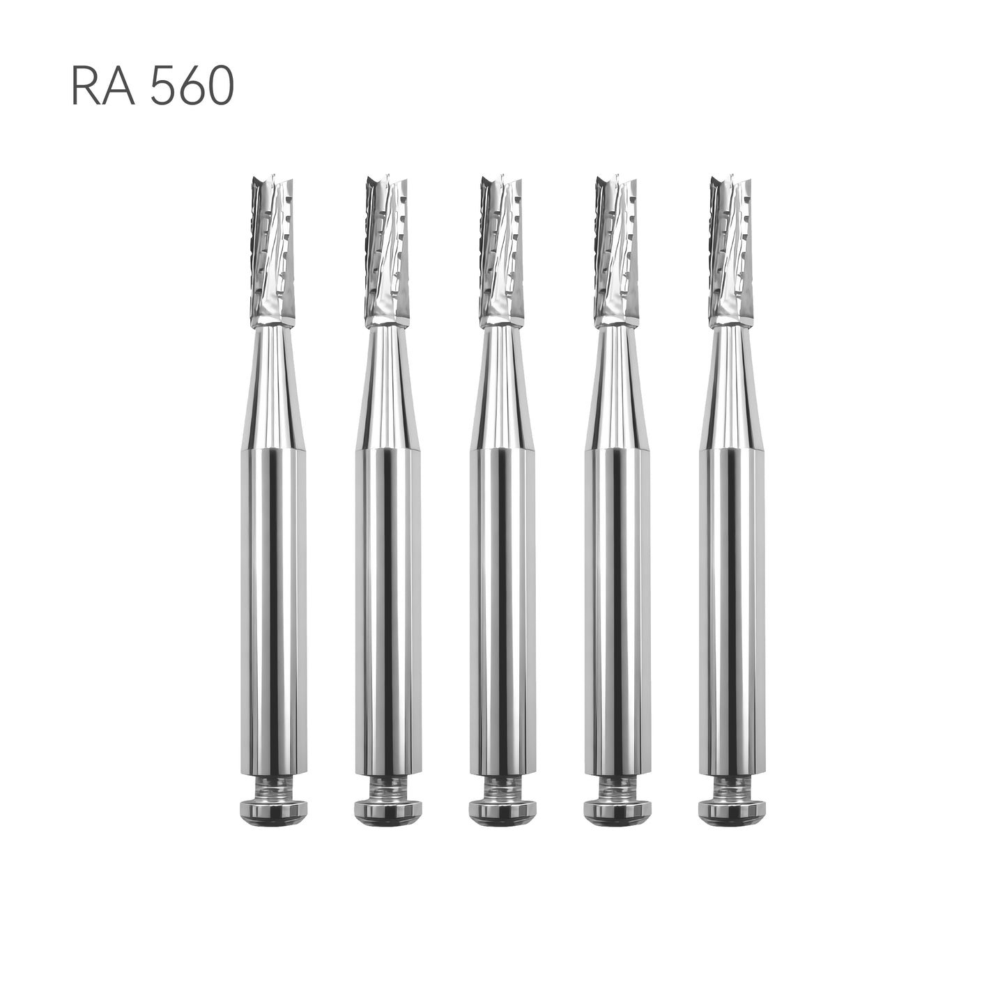 Dental Carbide Burs RA Cylindrical Cross-cut for low speed latch type 5 pcs/pack