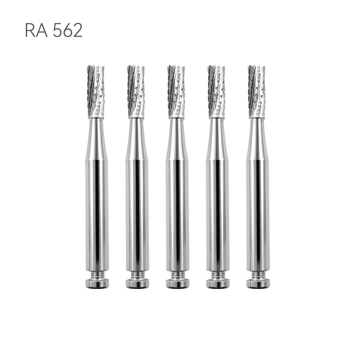 Dental Carbide Burs RA Cylindrical Cross-cut for low speed latch type 5 pcs/pack