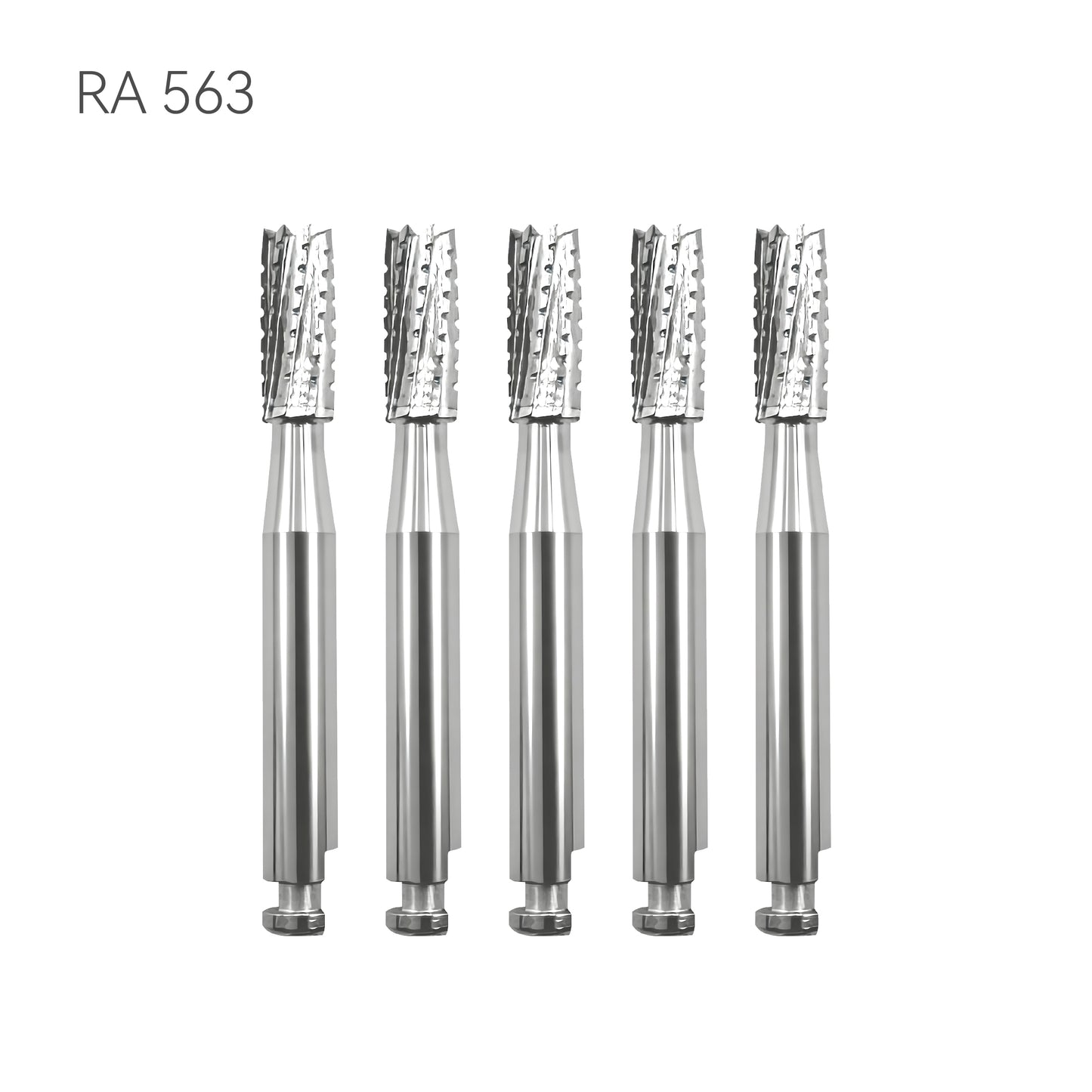 Dental Carbide Burs RA Cylindrical Cross-cut for low speed latch type 5 pcs/pack