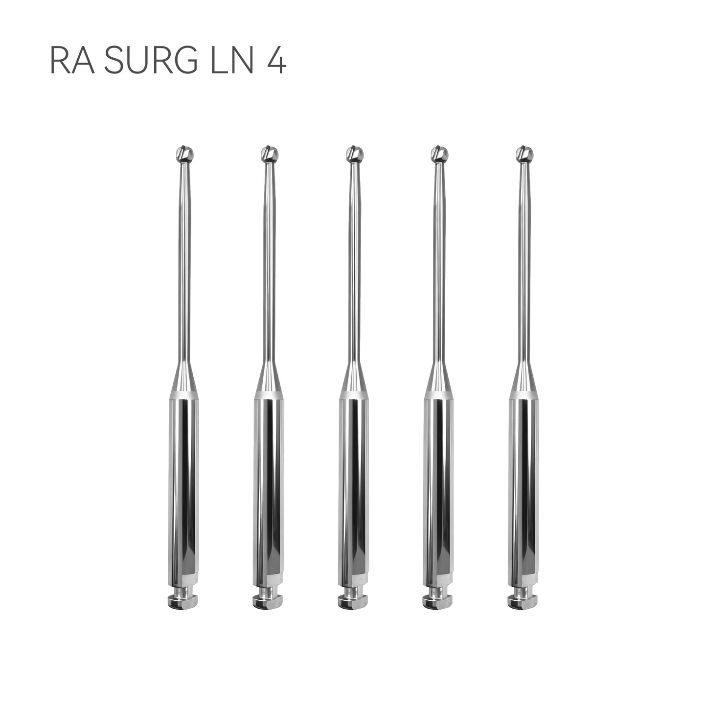 Dental Carbide Burs RA Ball Head (Access Preparation) for low speed latch type 5 pcs/pack