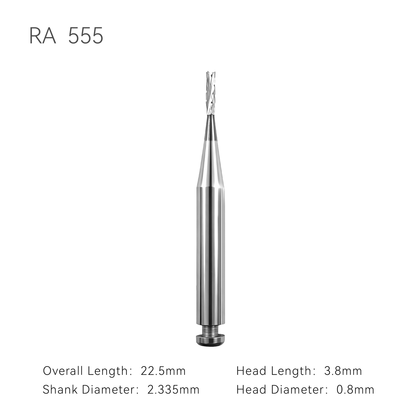 Dental Carbide Burs RA Cylindrical Cross-cut for low speed latch type 5 pcs/pack