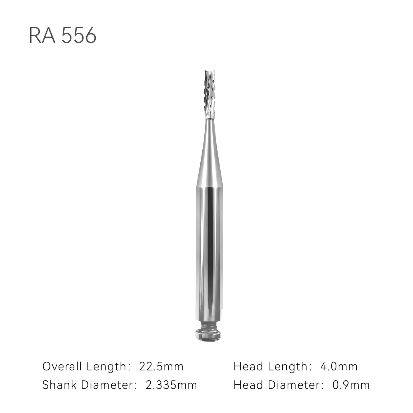 Dental Carbide Burs RA Cylindrical Cross-cut for low speed latch type 5 pcs/pack