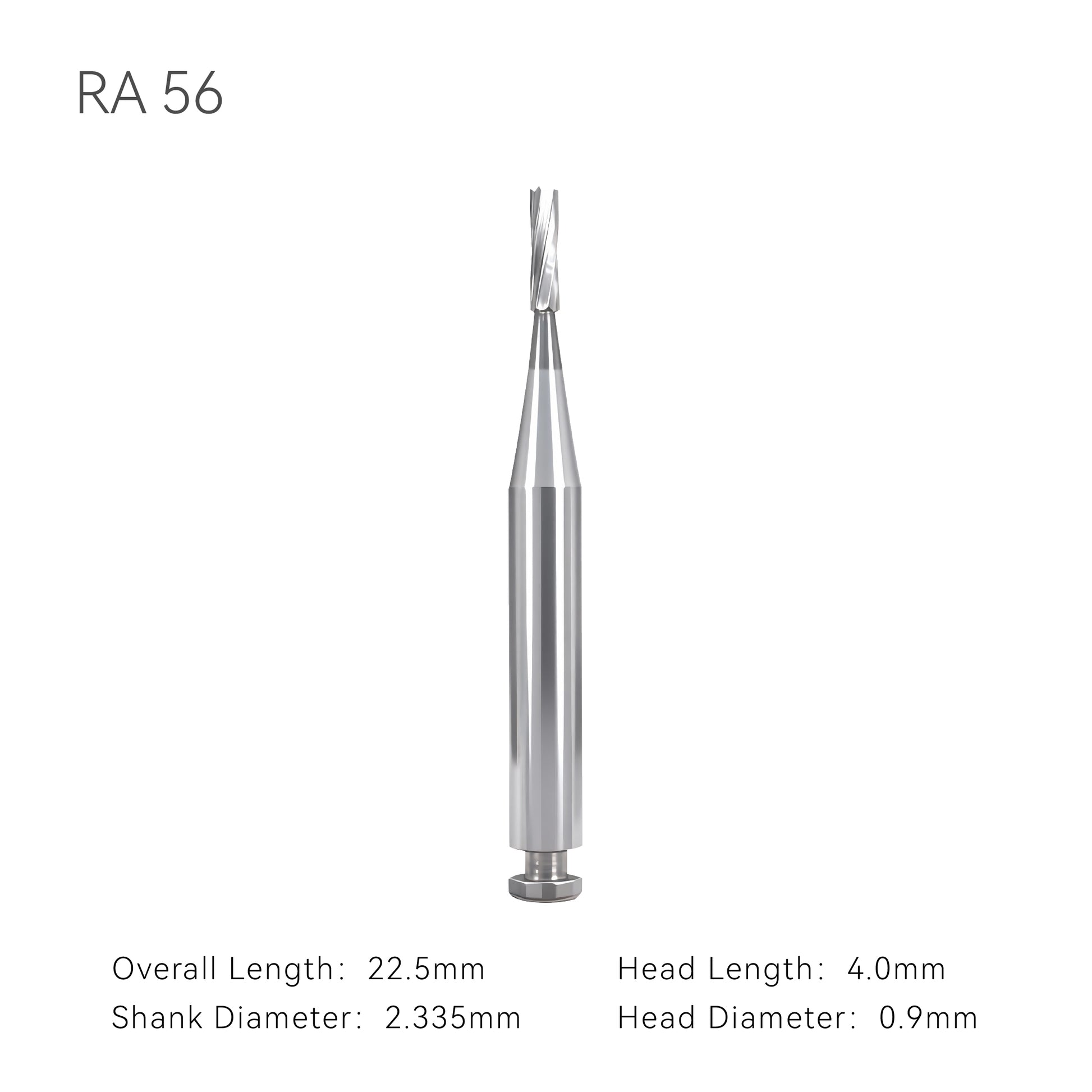 Carbide burs RA56 with dimension