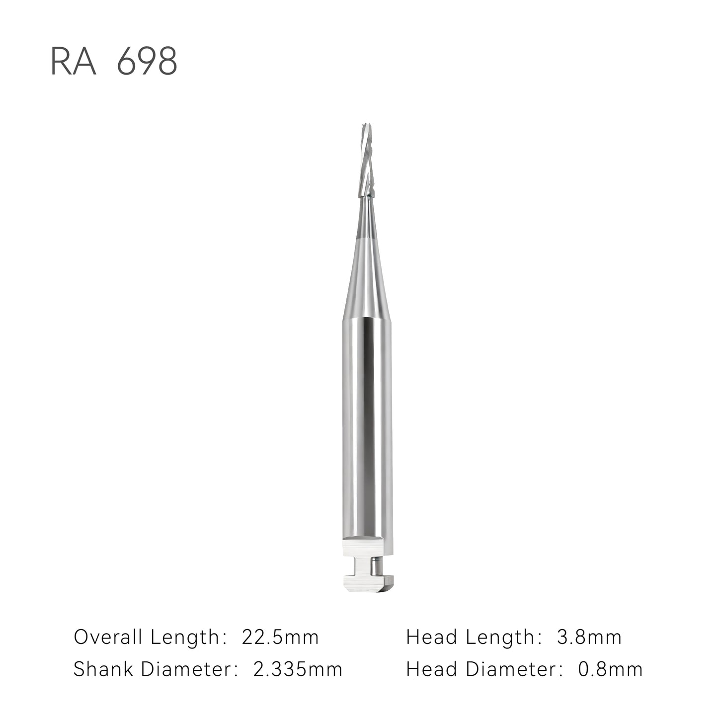 CarbidebursRA698withdimension