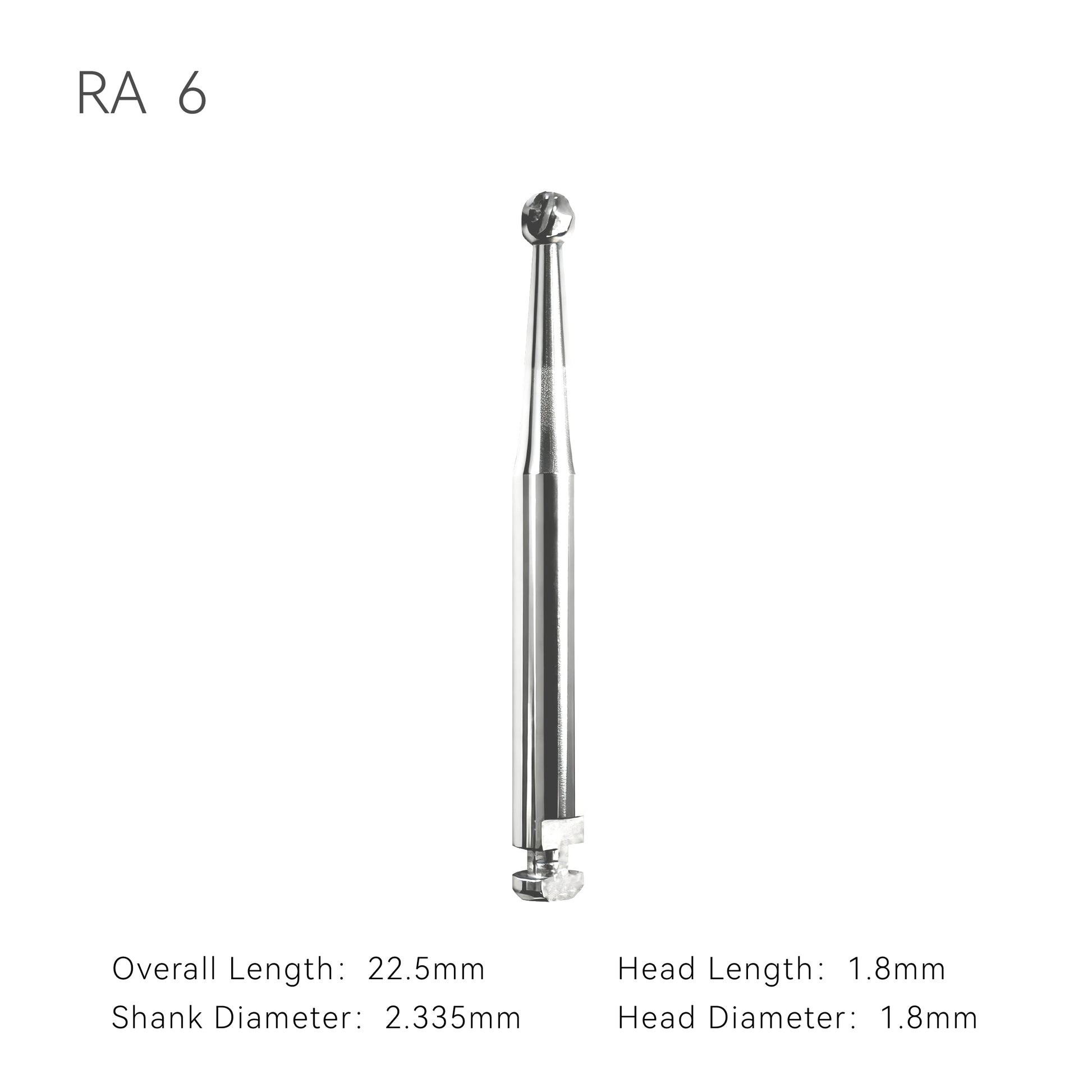 CarbidebursRA6withdimension