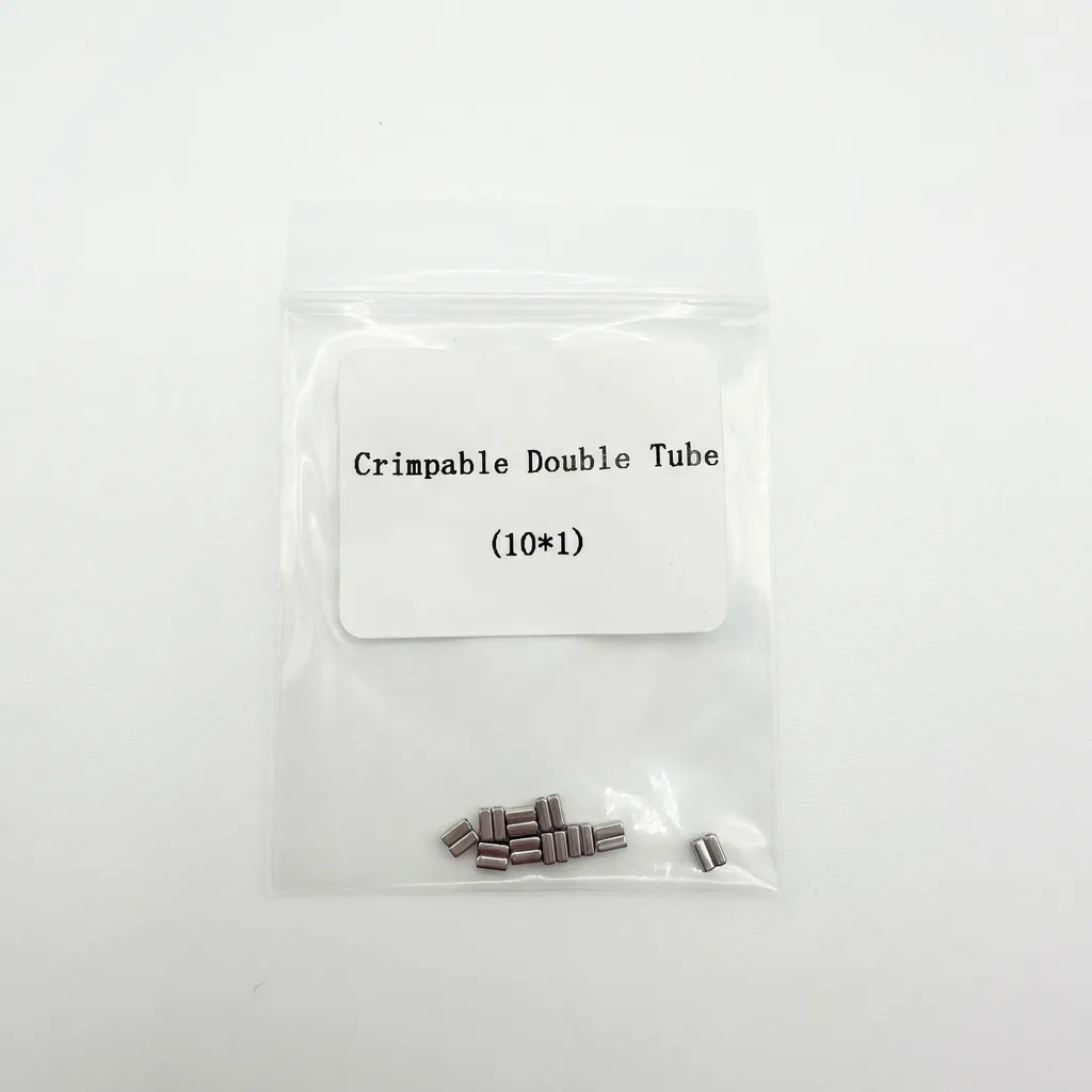 Dental Orthodontic Crimpable Cross Tube/Double Tube 10 pcs/pack