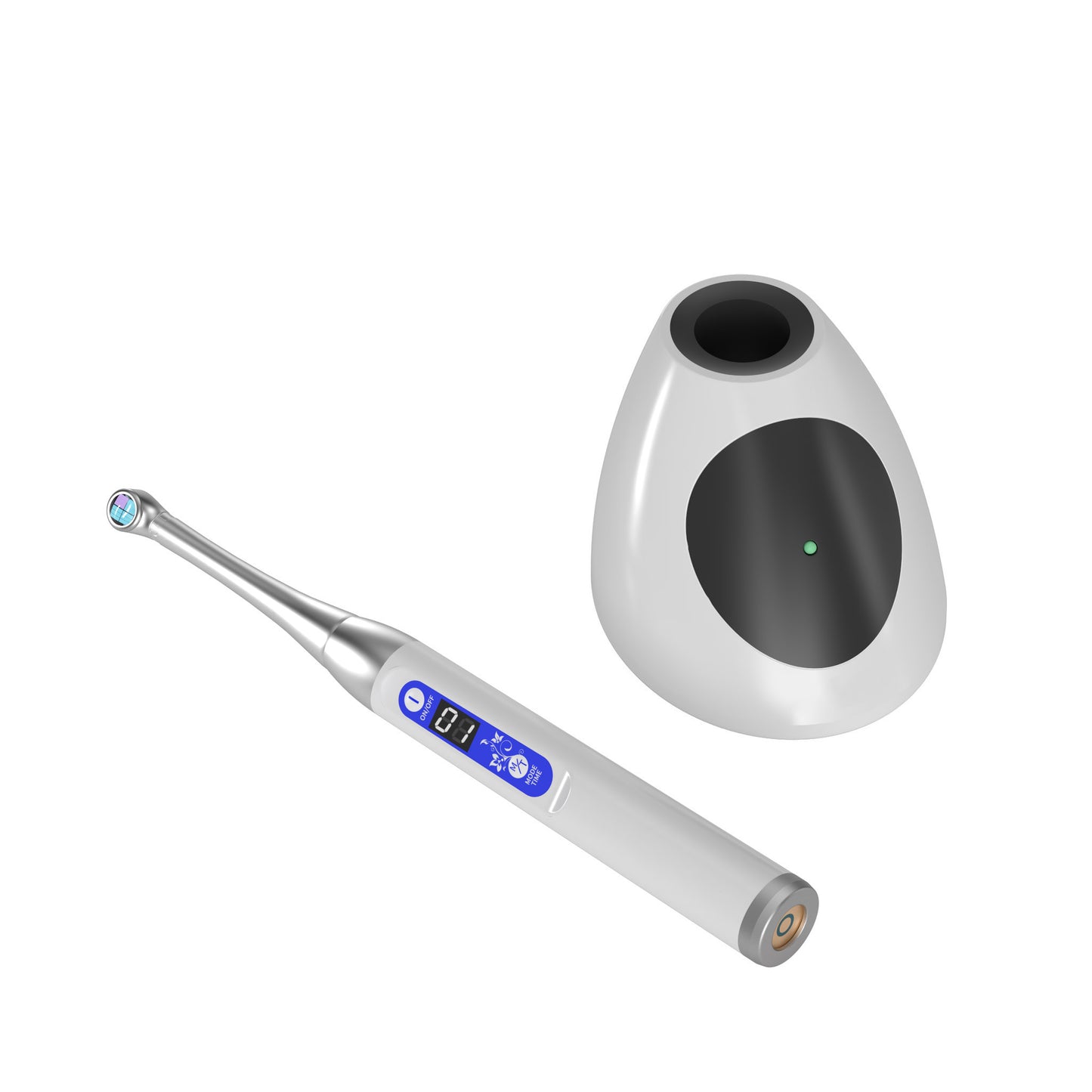 Dental LED Curing Light 1 second fast curing with 3 working mode white color