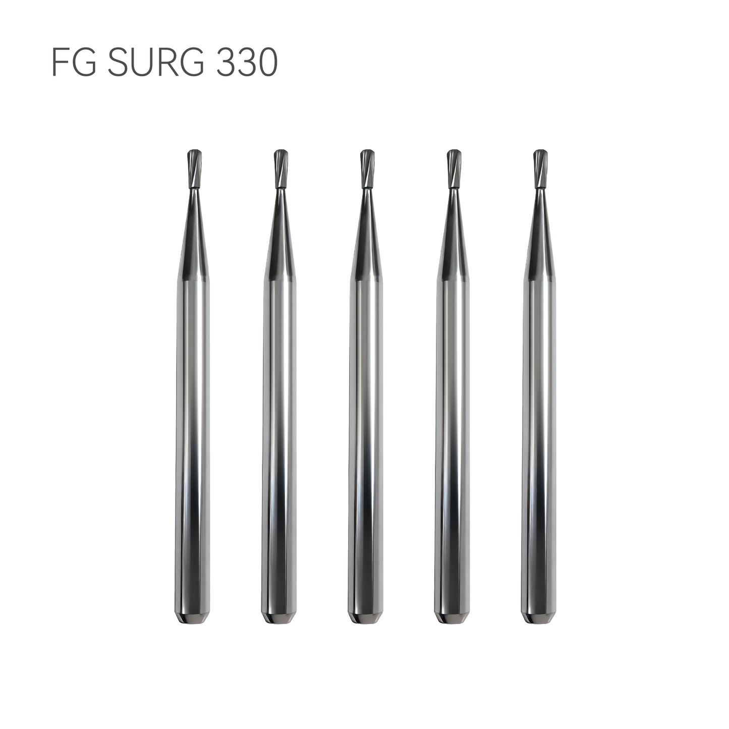 Dental Carbide Burs FG Pear Head for High Speed Handpiece 5 pcs/pack