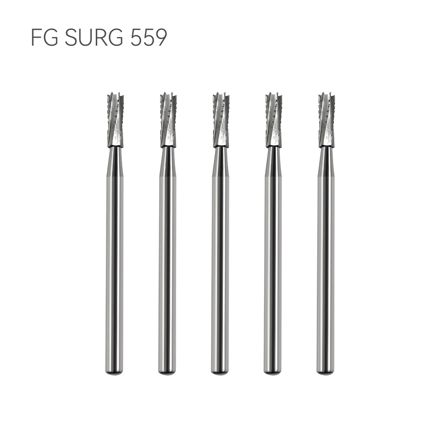 Dental carbide bur FG SURG 559 5 PCS