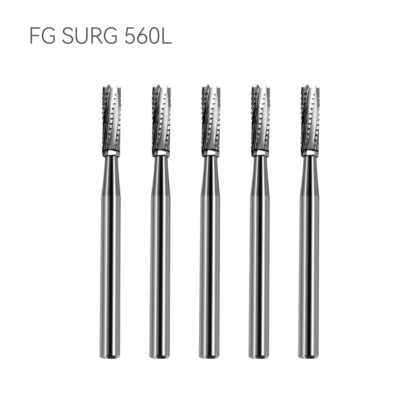 Dental carbide bur FG SURG 560L 5 pcs
