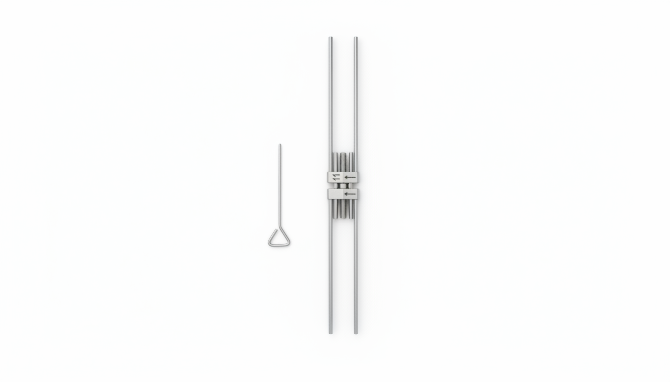 Dental Orthodontic Rapid Maxillary Expansion Screw Palatal Split Hyrax Expander