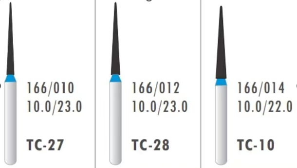 High Speed Diamond Burs 10 pcs/pack0