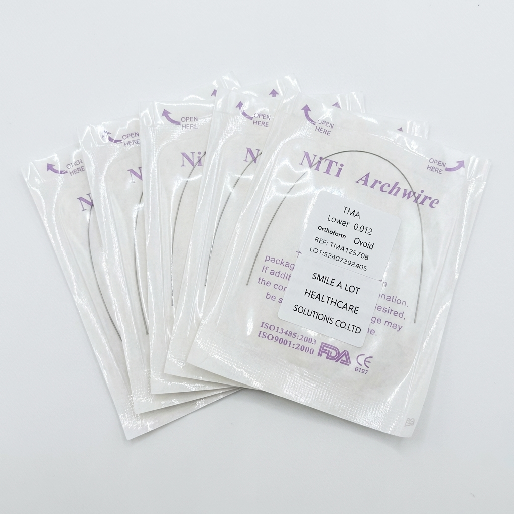 Dental Orthodontic Archwire TMA(Beta Titanium) wire Round /Rectangular 1 pc/pack