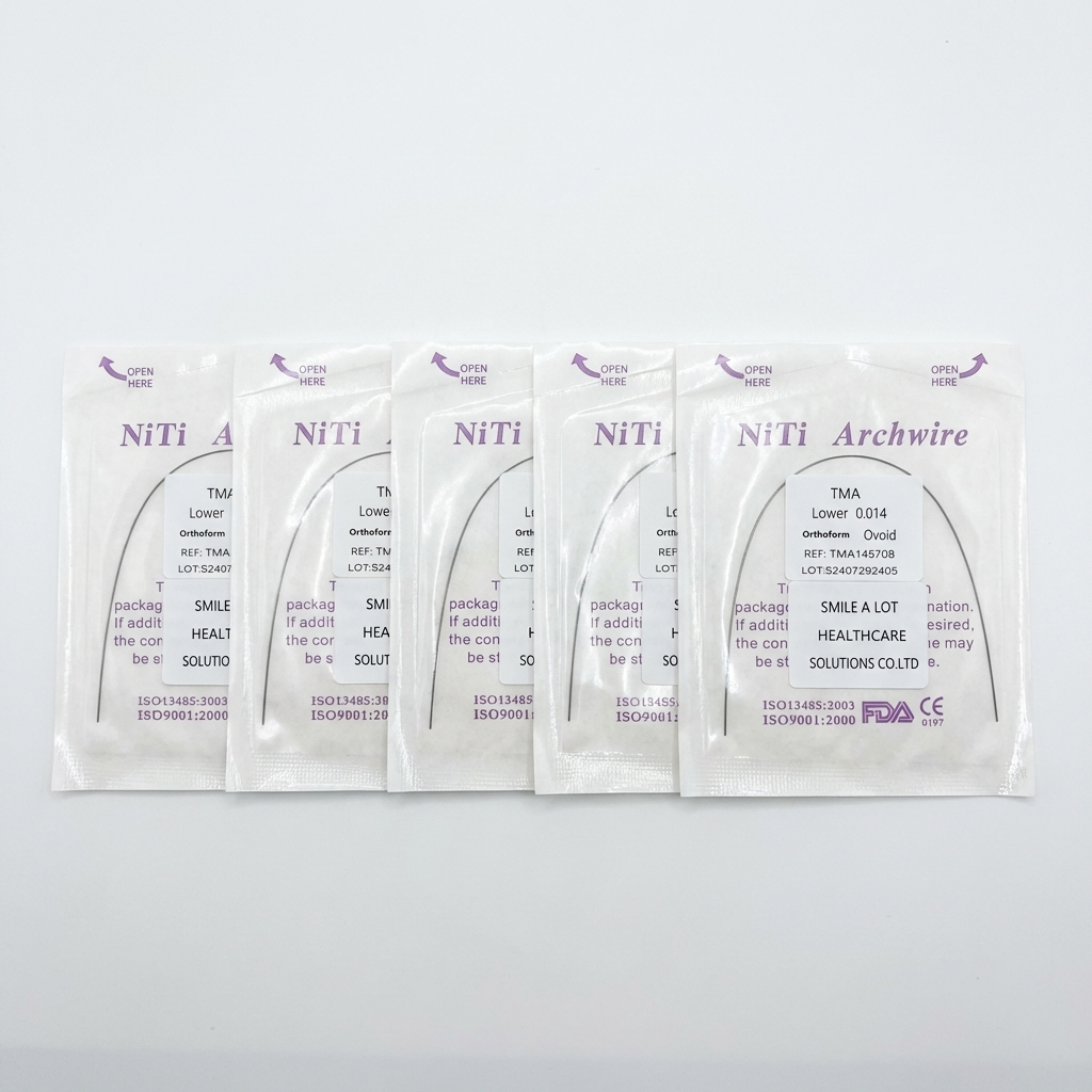 Dental Orthodontic Archwire TMA(Beta Titanium) wire Round /Rectangular 1 pc/pack