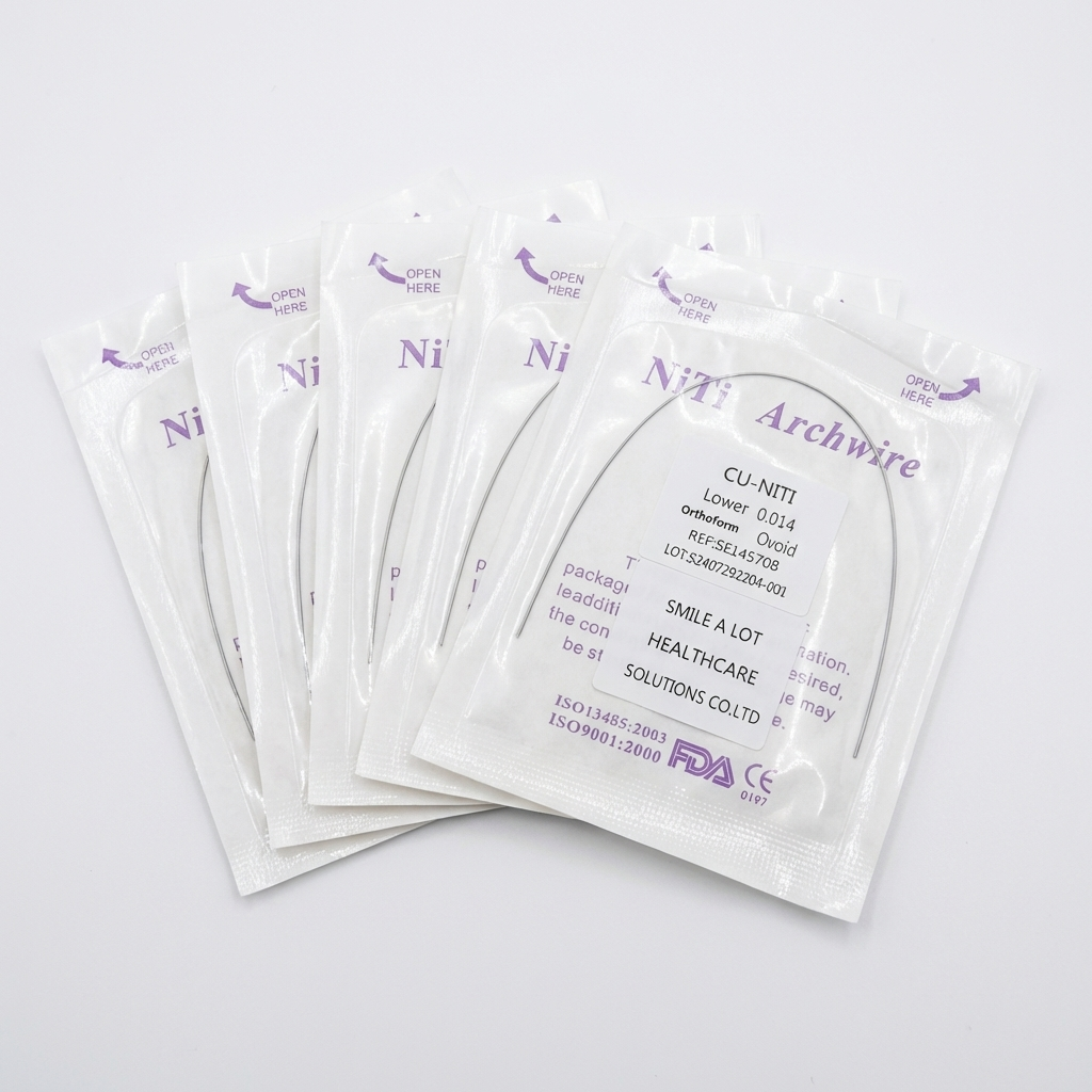 Dental Orthodontic CU-NITI Archwire Round/Rectangular 1 pc/pack