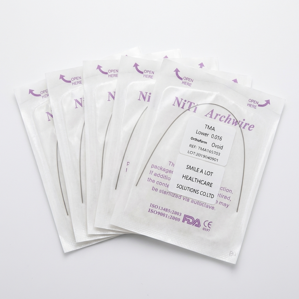 Dental Orthodontic Archwire TMA(Beta Titanium) wire Round /Rectangular 1 pc/pack