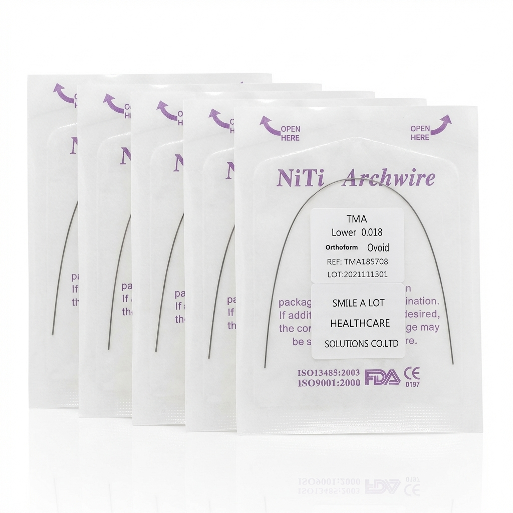 Dental Orthodontic Archwire TMA(Beta Titanium) wire Round /Rectangular 1 pc/pack