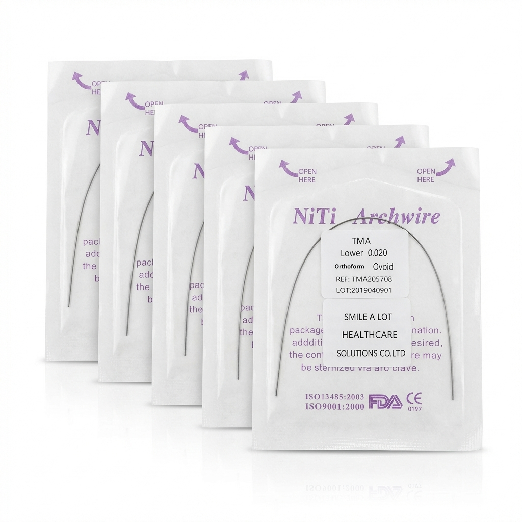 Dental Orthodontic Archwire TMA(Beta Titanium) wire Round /Rectangular 1 pc/pack