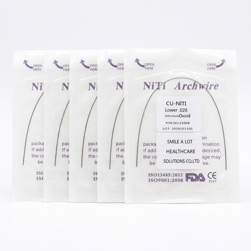 Dental Orthodontic CU-NITI Archwire Round/Rectangular 1 pc/pack