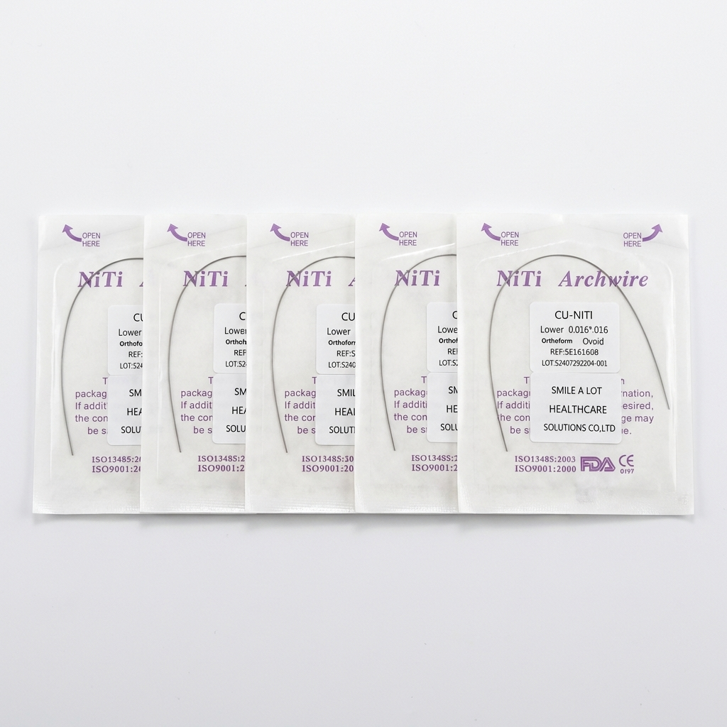 Dental Orthodontic CU-NITI Archwire Round/Rectangular 1 pc/pack