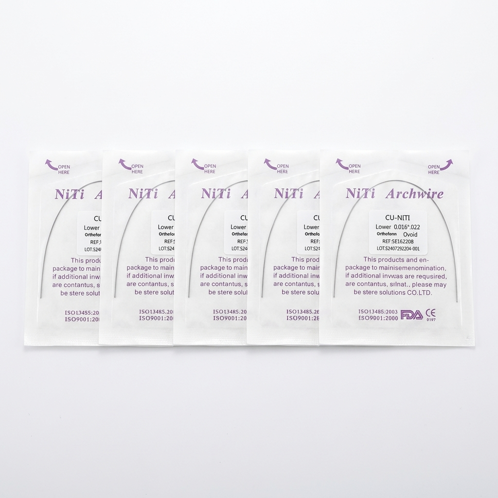 Dental Orthodontic CU-NITI Archwire Round/Rectangular 1 pc/pack