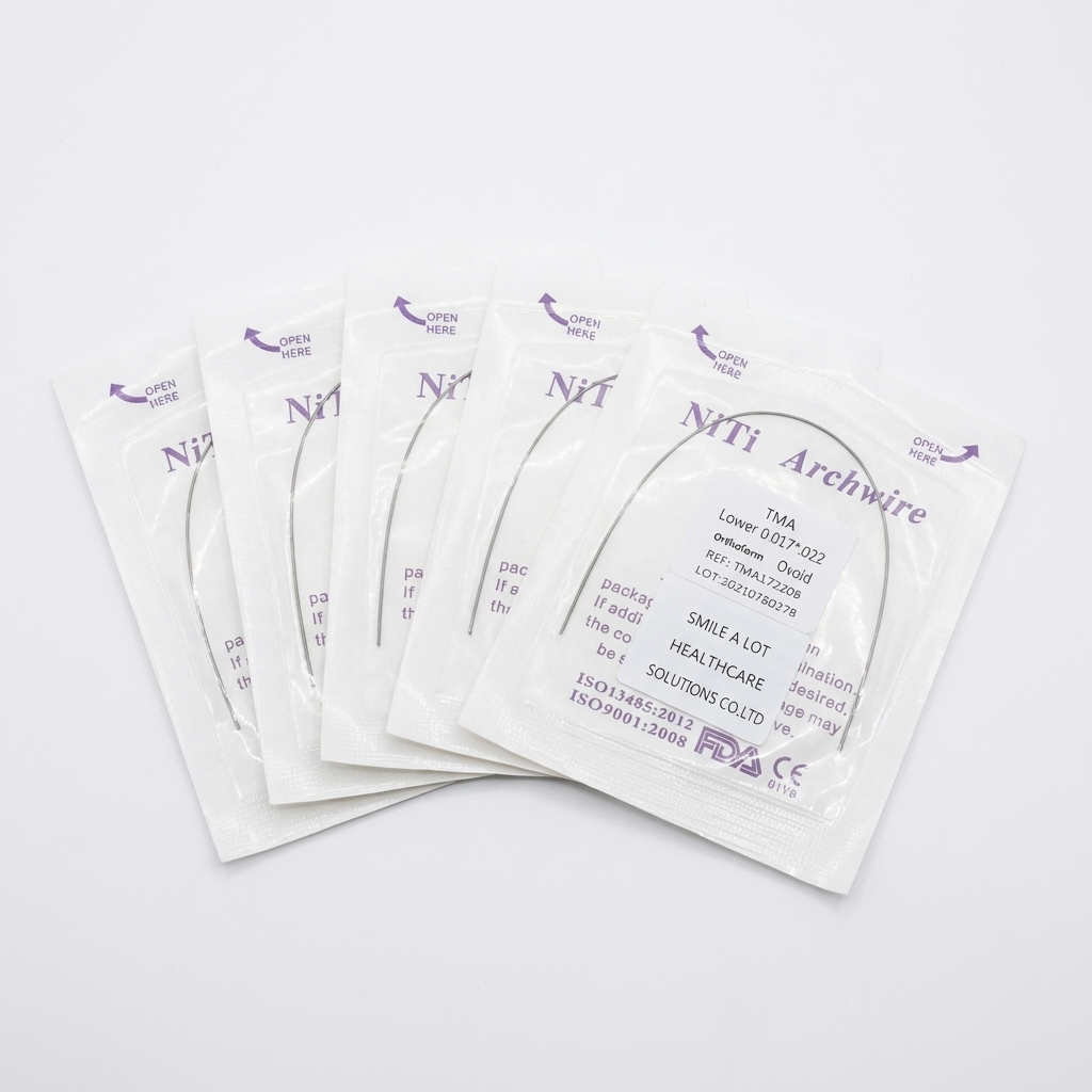 Dental Orthodontic Archwire TMA(Beta Titanium) wire Round /Rectangular 1 pc/pack