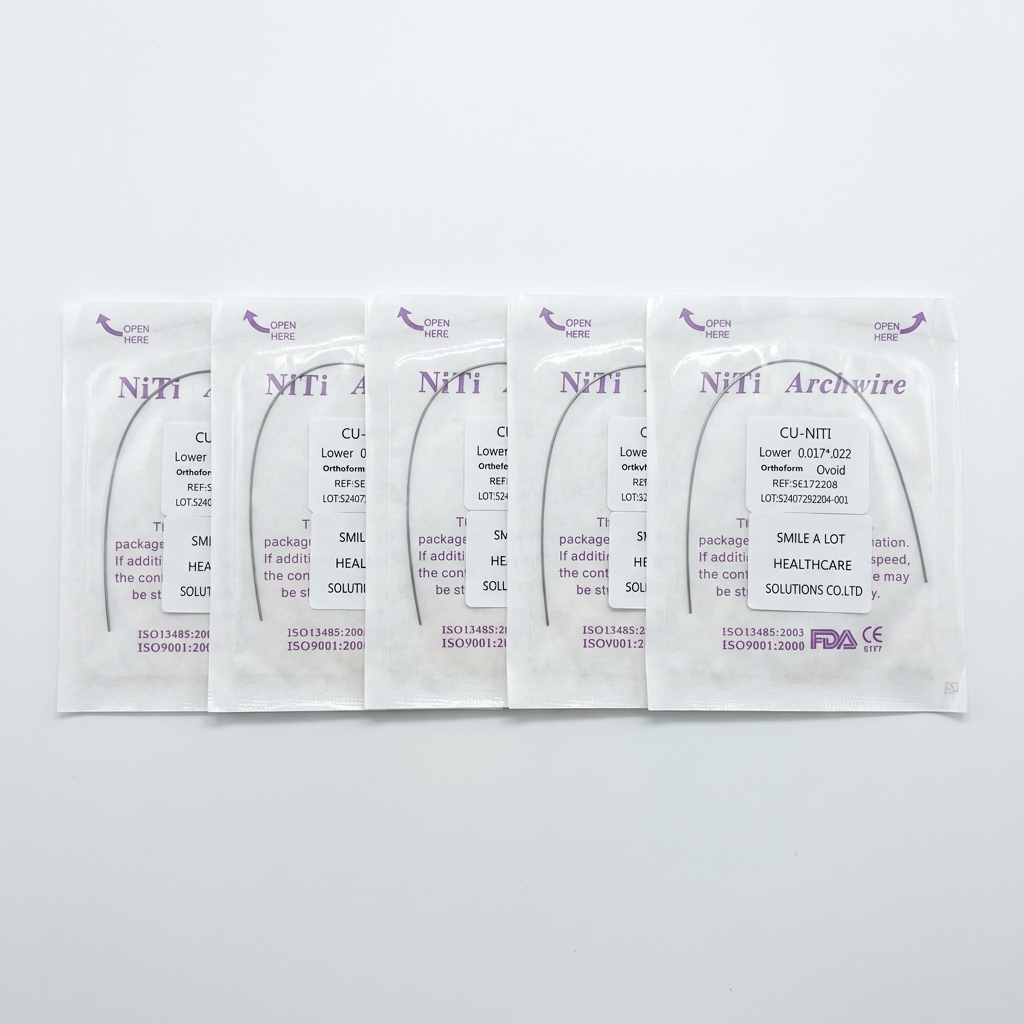 Dental Orthodontic CU-NITI Archwire Round/Rectangular 1 pc/pack