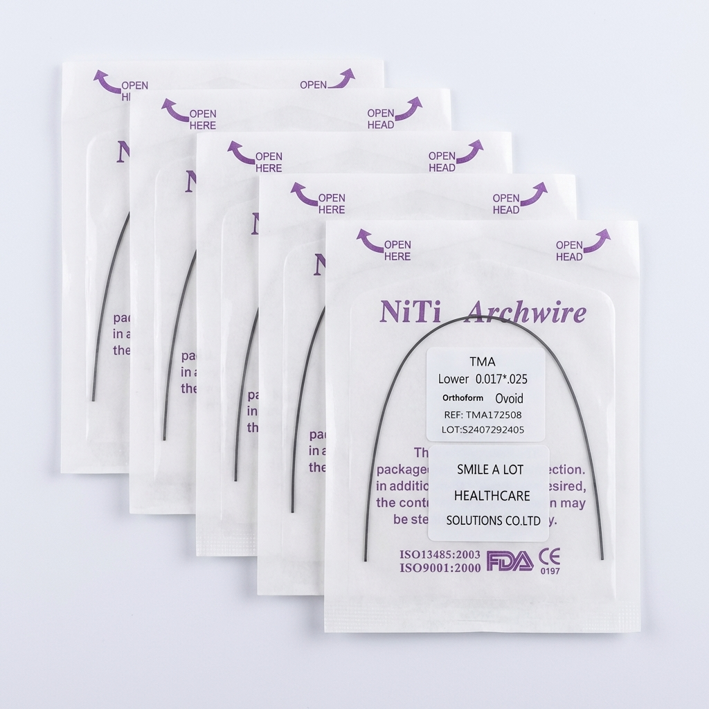 Dental Orthodontic Archwire TMA(Beta Titanium) wire Round /Rectangular 1 pc/pack
