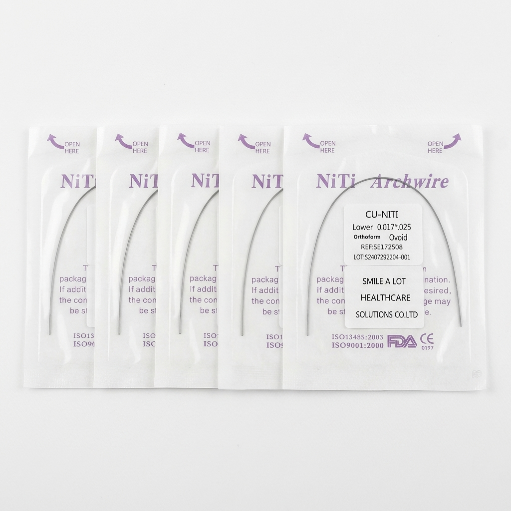 Dental Orthodontic CU-NITI Archwire Round/Rectangular 1 pc/pack